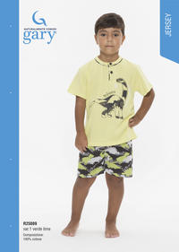 BOY'S PAJAMAS S/M R25089 Tellini S.r.l. Wholesale Clothing